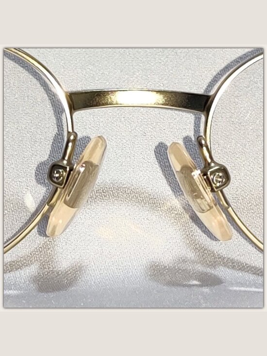 NOS Yohji Yamamoto Eyeglasses Frames 51-6107 Gold Vintage Japan 50-18-138 main image 10